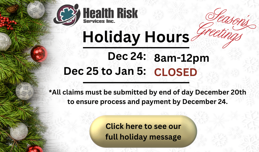 Holiday Season Updates and Claim Submission Guidelines